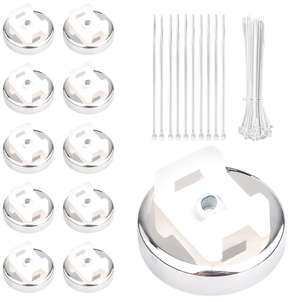 Corbatas de Cable Magnético Kit de Fijación de Cremallera de Cable Magnético