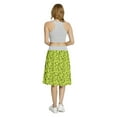 thumbnail image 5 of Women's Dog Bone Domestic Canine Silhouette A-line Printed Skirt Casual Wear, M, Black and Yellow Green, by Ambesonne, 5 of 6