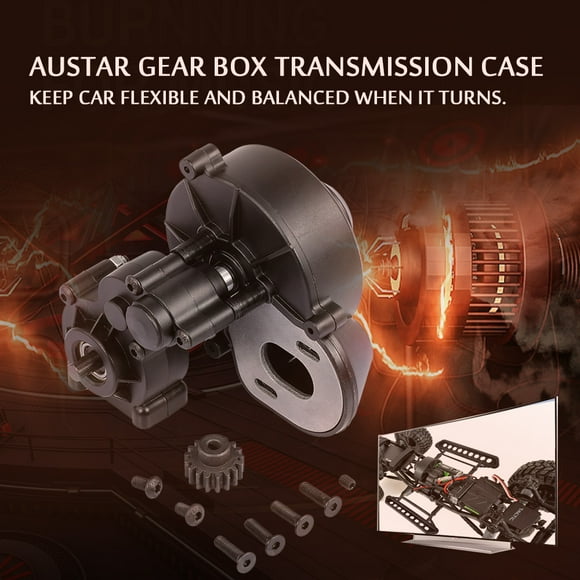 AUSTAR Gear Box Transmission Case for 540 motor and 1/10 Axial SCX10 RC Car