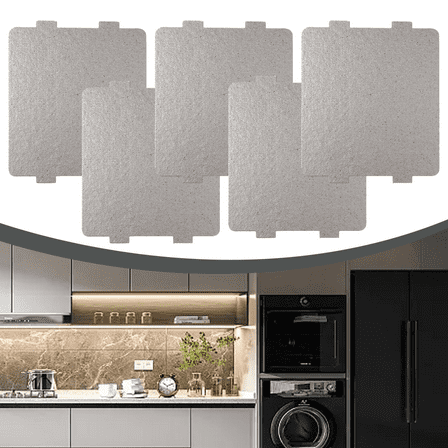 RichLink 5pcs Waveguide Cover, Universal Microwave Oven Mica Plate Sheet Repairing Parts for Home Kitchen Office Restaurant Microwave Replacement Accessory