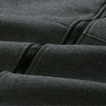 thumbnail image 4 of Style Sortie Automne Hiver Femmes Chaud à Fermeture Éclair Ouvert Boîte de Nuit Long Manteau Veste Hauts Vêtements de Sortie Chandail à Capuchon Vêtements de Sortie Chandail à Capuche m, 4 of 6