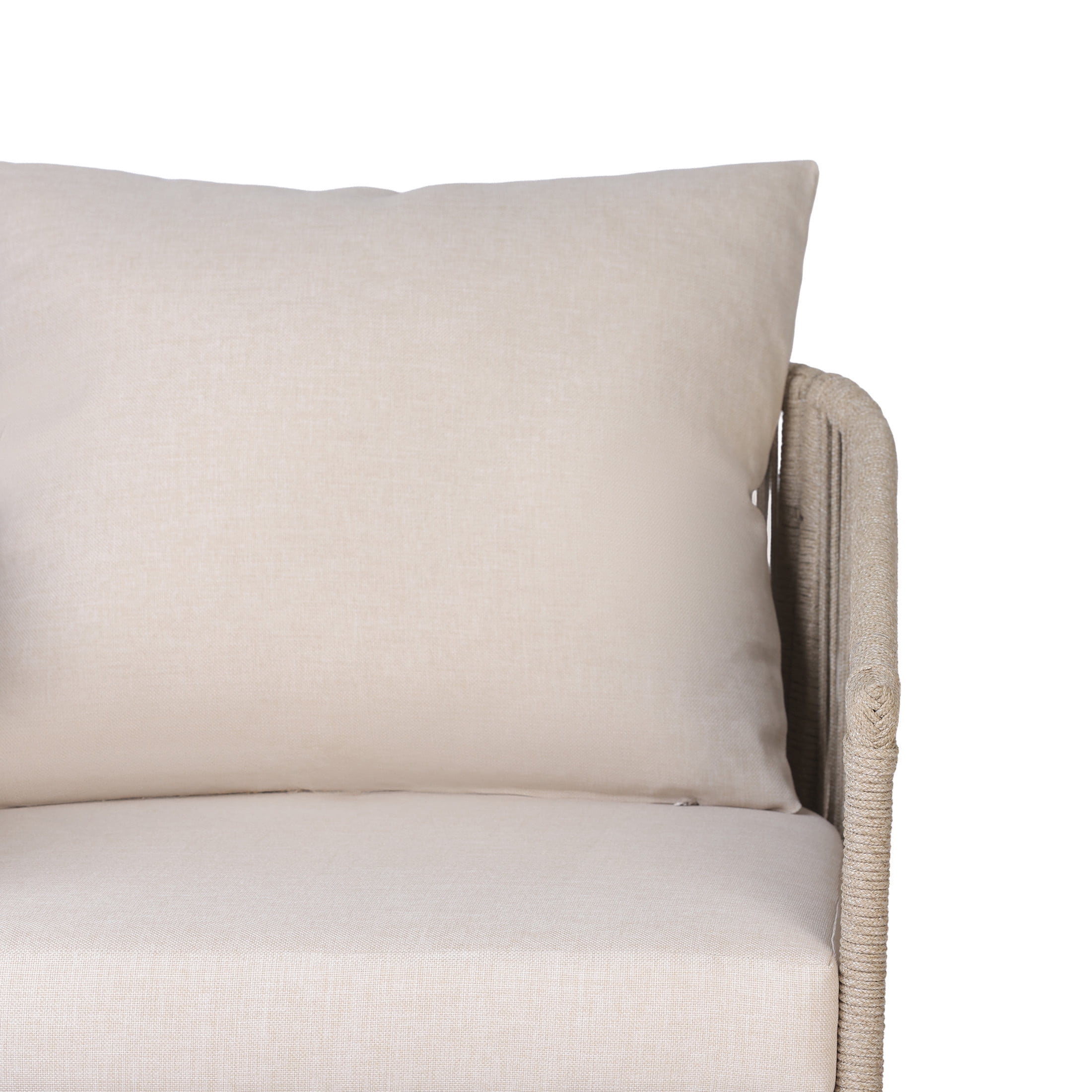 Christopher Knight Home Outdoor Swivel Patio Chair with 360° Rotating Base, Removable Beige Cushions, Sand