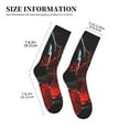 thumbnail image 3 of Rocae Halloween Vampire Party for Adult Socks Casual Athletic Stretchy Loose Socks for Women Men Non-Slip Middle Tube Socks, 3 of 7