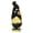 Black, variant on YAHHU Faceless Doll Delicate Cute Mascot Plush Gnome with Sunflower Easter Wedding Birthday Figurine Yellow 11.0 inches / 28 cm
