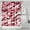 Pink Brown Camo, variant on Pixel Gray Camo Digital Pattern Shower Curtain 72"x72" ,Bathroom Decorative Shower Curtains Set with 12 Hooks,Modern Waterproof Washable Shower Curtain