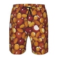 thumbnail image 3 of Balery Almond Nuts Traje de Baño Estilo Hawaiano para Hombre, Shorts de Secado Rápido con Bolsillos-X-Large, 3 of 5