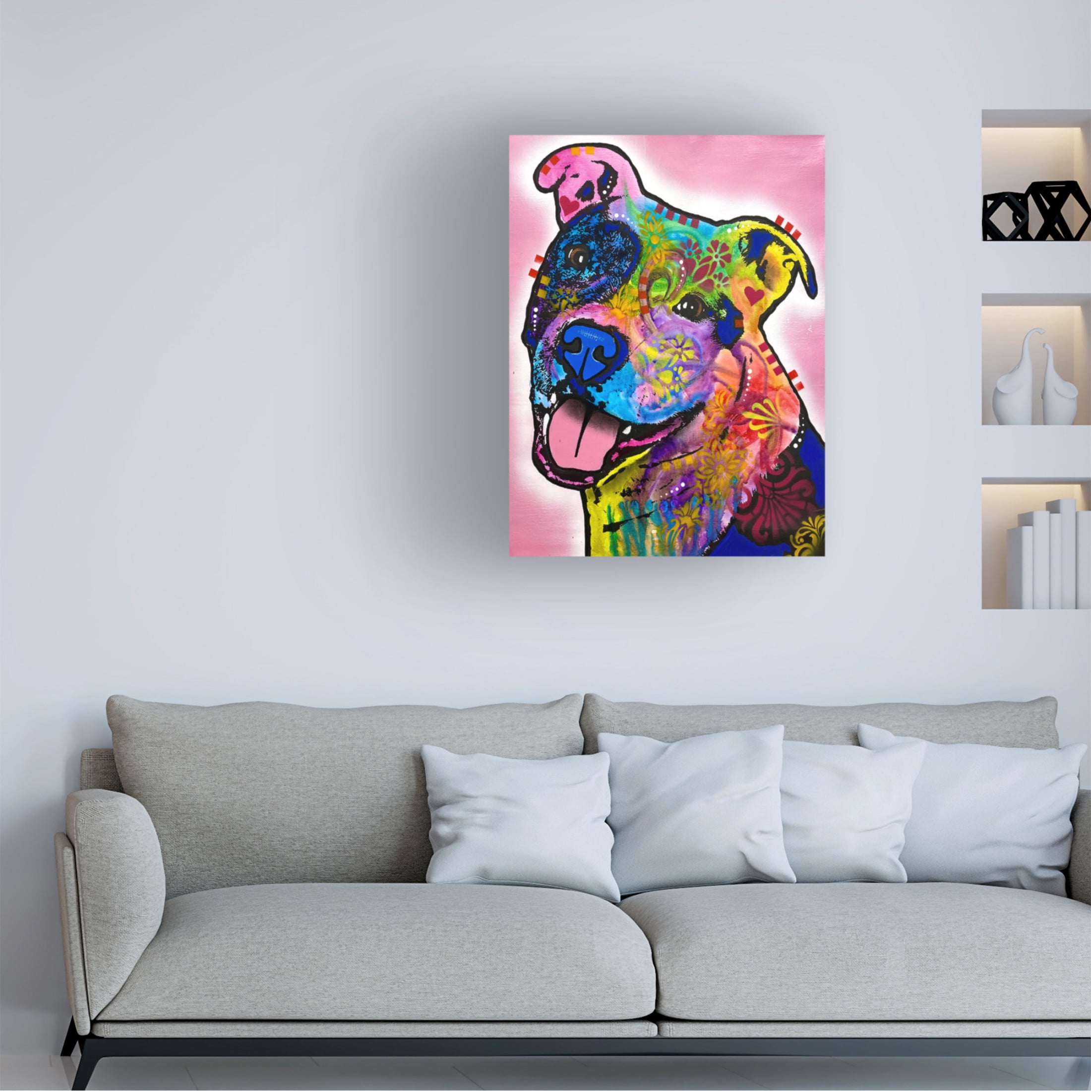 Canvas Wall Art - Dean Russo 'My Heart Is Full' Wall Art for Living Room, Bedroom, or Office Décor by Trademark Fine Art - 24 x 32 Inches
