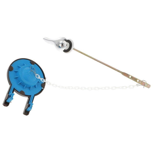 LEEYNEER2pcs Front-Mounted Toilet Handle Tank Flush Lever with Toilet Flappers Replacement for Toilet Tank