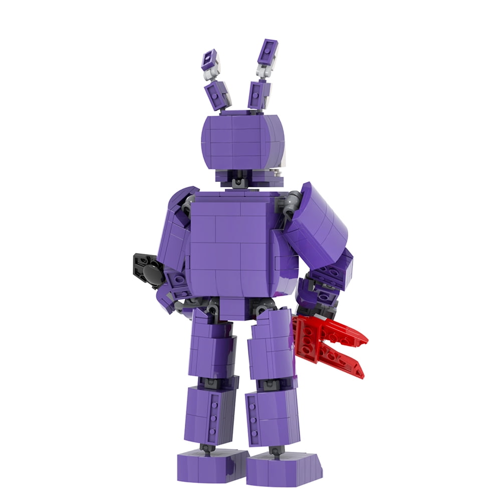 MOOXI Five Nights Bonnie Action Figures Building Blocks Toys,FNAF Classic Horror Game Building Set,Halloween Birthday Gifts for Boys and Girls(498pcs)