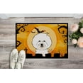 thumbnail image 2 of Halloween Bichon Frise Door Mat, 2 of 4