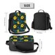 thumbnail image 2 of Balery Sunflowers And Blue Flower Caja de Almuerzo y Bolsa de Almuerzo para Hombres y Mujeres, Bolsa de Almuerzo Reutilizable con Gran Capacidad, Bolsa de Almuerzo Aislada, 2 of 7