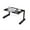 Black, variant on Ergonomics Aluminum Vented Adjustable Multi-Functional Laptop Desk Portable Bed Tray, Black