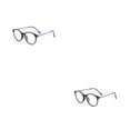 thumbnail image 3 of Minnieouse Montura de gafas de lectura para mujer, montura de gafas, montura óptica, montura redonda, gafas para miopía antiluz, azul y negro Azul negro 2piezas, 3 of 6
