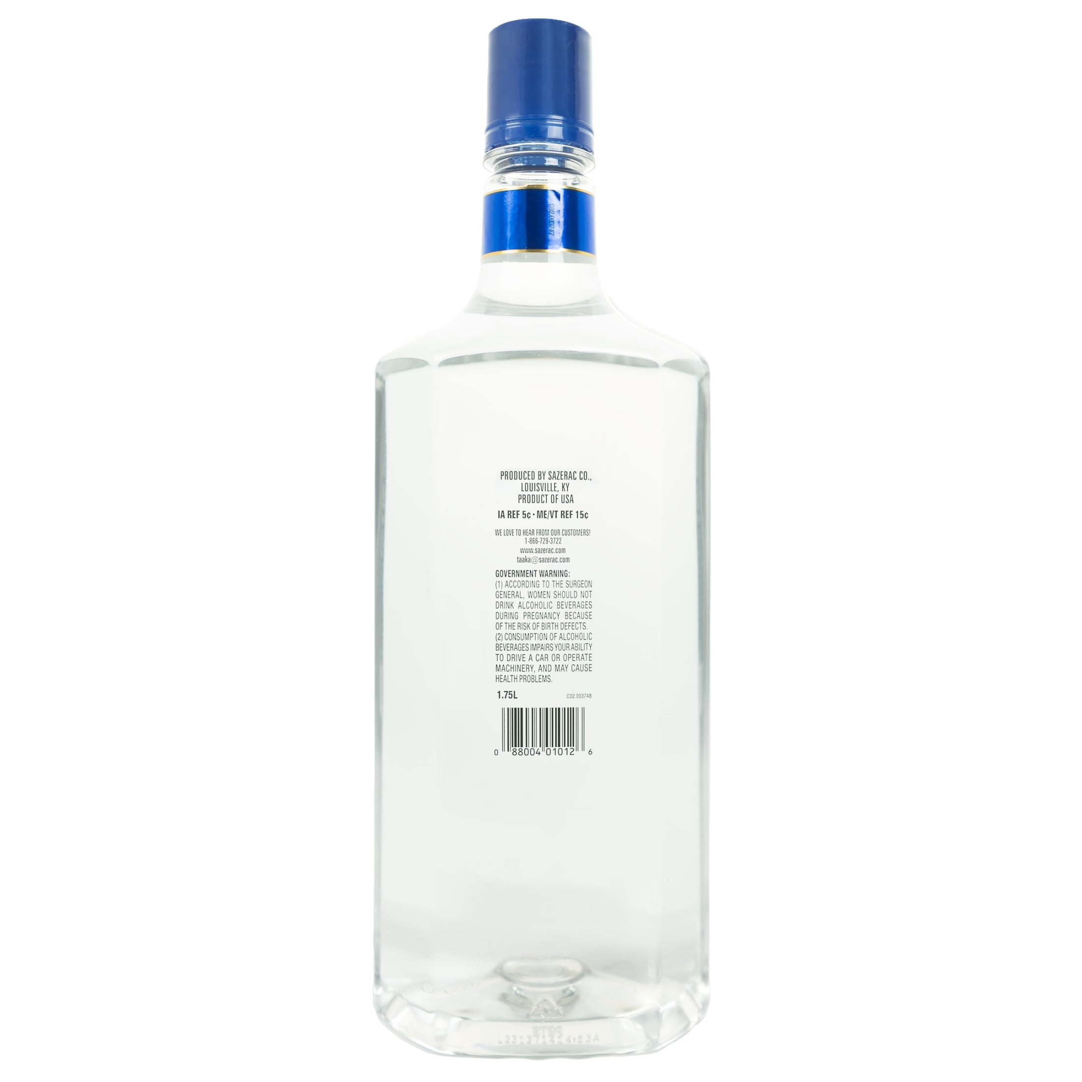 Taaka Vodka, 1.75l Plastic Bottle 80 Proof - Walmart.com