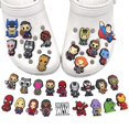 thumbnail image 1 of 30 piezas bronceado jianjun Marvel Superhero Temática Crocs Zapatos encantos Decoración cumpleaños, 1 of 3