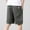 #Army Green, variant on DPTALR Men's Casual Solid Color Multi Pocket Elastic Waist Drawstring Cargo Shorts,Gray,XXXXL