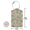 thumbnail image 2 of Rocae Marine Sailing Badges for Leather Luggage Baggage Tags ID Label Privacy Cover ID Label with Stainless Steel Loop and Address Card, 2 of 5