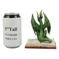 thumbnail image 4 of Amy Brown Fantasy Green Rune Book Dragon Of Bibliography Figurine Decor Statue, 4 of 5