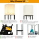 thumbnail image 5 of Lámpara de pie Lamp SHINE HAI 3 en 1 con estante, 160 cm, USB tipo C AC, 5 of 8