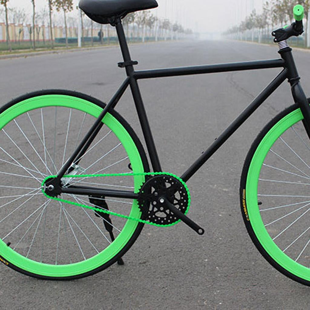 Bicycle Bike Chain Single Speed 1/2''x1/8'' Colours MTB BMX Fixie Fixed Gear 