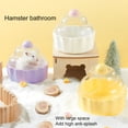 thumbnail image 4 of CBFFDC Hamster Washroom Hamster Bathroom Large Space High Base Cartoon Cake Shape Small Pet Bath House, 4 of 7