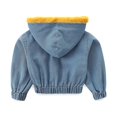 thumbnail image 4 of Vedolay Girl Fall Coats 2023 Solid Warm Zipper Boys Coat Outwear Snowsuit Blue,100, 4 of 5