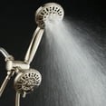 thumbnail image 5 of AquaDance High-Pressure 48-Setting Luxury 3-Way Dual Shower Head Combo, Brushed Nickel, 5 of 7