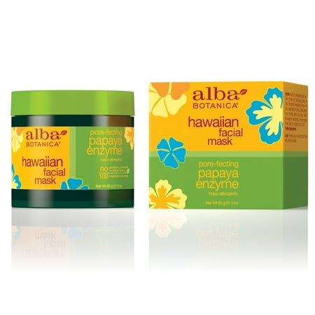 - Alba Botanica Hawaiian Facial Mask, Pore-fecting Papaya Enzyme, 3 Oz