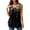 Black, variant on Xyxonk Tank Top for Women Plus Size V Neck Sleeveless Tops Trendy Flowy Pleated Floral Printed Trendy Summer Clothes Black L