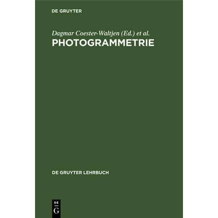 de Gruyter Lehrbuch Photogrammetrie, (Hardcover)