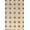 Ivory, Brown, Mustard / Rindge, variant on Hauteloom Rindge Wool Living Room, Bedroom Area Rug - Geometric Circles Ikat Lattice Tile - Contemporary Modern Transitional Indian Tribal - Ivory, Dark Red, Mustard, Cream, Beige - 2' x 3'