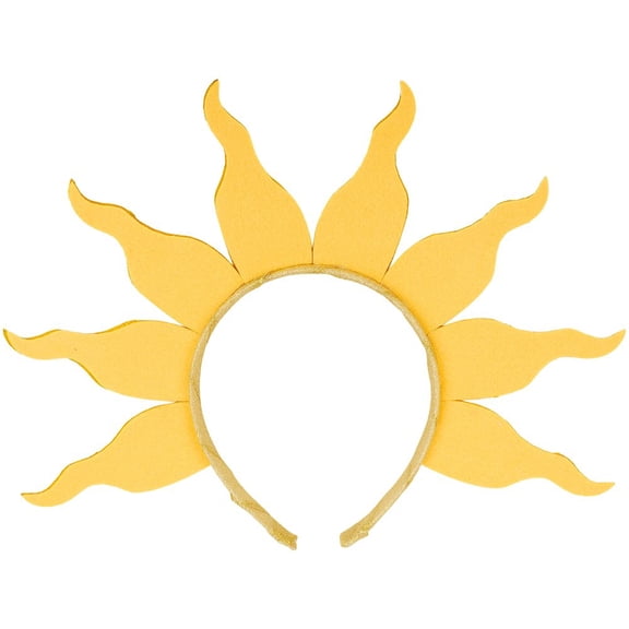 Jiibva Funny Sun Headband Party Headpiece Hair Band Costume Hair Hoop Hair Accessories for Halloween Cosplay Accessories