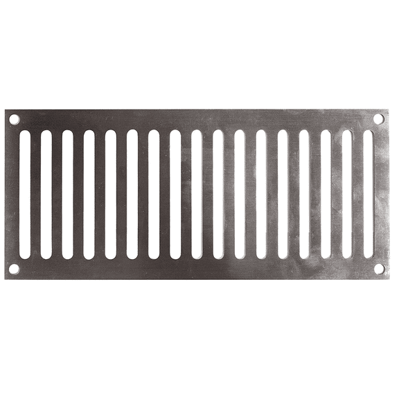 AMS Fireplace 12x6 Inch 321 High Gauge Stainless Steel Fire Pit Enclosure Vent - Commercial Grade  – Complete and Ventilate Your Firepit Safely – Strong, Durable, and Easy to Install