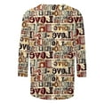 thumbnail image 4 of Womens Valentines Day Shirt Plus Size Crew Neck Cute Heart Graphic Tee Tops Fashion Funny Love 3/4 Sleeve Pullover Loose Casual Valentine Outfits 2026, 4 of 6