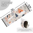 thumbnail image 5 of Yayeee Runner Rug for Bedroom 2'x6' Machine Washable Hallway Non Slip Mat, Cartoon Gray Houses, 5 of 8