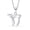 Style 7, variant on LeCalla 925 Sterling Silver Pendant Necklace Elegant Faith Cross CZ Heart Pendant Necklace for Women and Teen 16 2" Inches