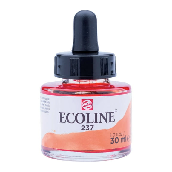 Ecoline Liquid Watercolour, 30ml Jar, Deep Orange
