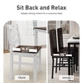 thumbnail image 4 of Alpha Joy Farmhouse Dining Table Set for 4 Solid Wood Kitchen Chairs and Table Set, 4 of 10