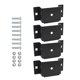 thumbnail image 4 of 4 piezas de bolsillo para estacas de remolque, multiusos, práctico soporte de estaca, fácil instalación para madera de 2'' x 4'' para, 4 of 8