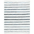 thumbnail image 5 of SAFAVIEH Montauk Rowena Striped Area Rug, Navy/Ivory, 5' x 8', 5 of 10