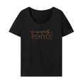 thumbnail image 1 of Camiseta Para Mujer, Cuello Redondo, Suave, Verano, Para El Trabajo, Uso Diario, Deportes M, 1 of 7