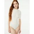 thumbnail image 5 of Free Assembly Women's Mock Neck Bodysuit, 5 of 5