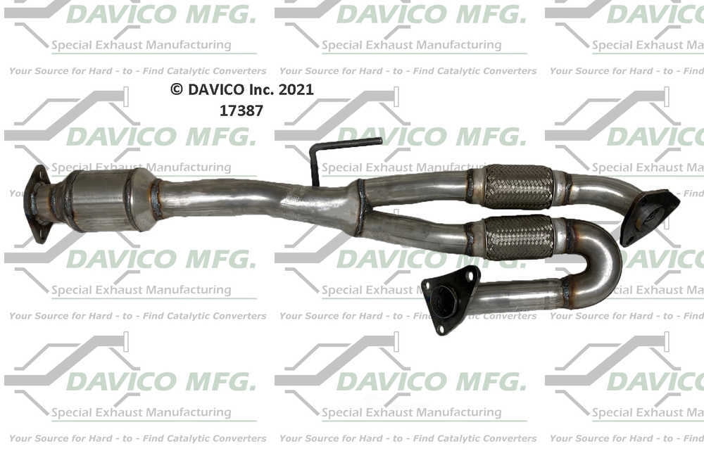 Davico Mfg 17387 Direct-Fit Catalytic Converter