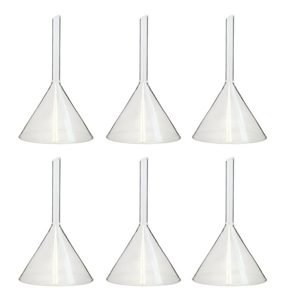 Funnel - Short Stem, 120mm Diameter Funnel Opening. Pack of 6.