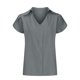 thumbnail image 5 of Fiudx Camisas de Mujer Camiseta de Color Liso con Cuello En V para Mujer, 5 of 5