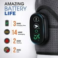 thumbnail image 5 of Heated Shoulder Wrap Brace with Vibration Cordless Shoulder Heating Pad 3 Heat Levels Heating Pad for Shoulder Pain for Men Women 5000mAh Battery LED Display, 5 of 9