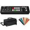 Roland V-1HD Portable 4 x HDMI Input Switcher Bundle + Padded Mixer Bag & 0.5 x 6 Touch Fastener Straps
