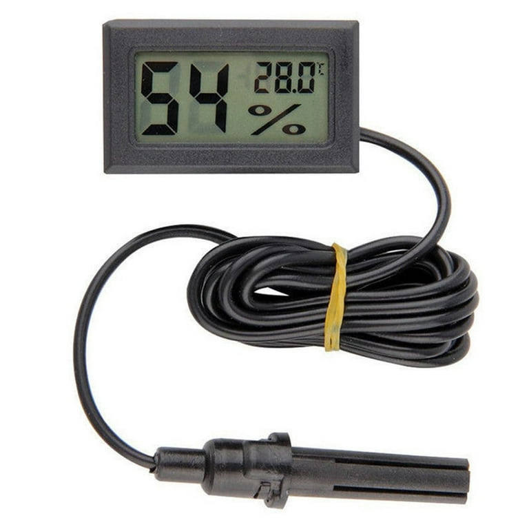 LCD Car Touch Screen Digital Thermometer Hygrometer Indoor Home Outdoo –  Aideepen