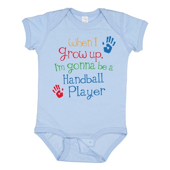 Inktastic Handball Player Future Boys or Girls Baby Bodysuit
