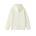 thumbnail image 4 of Men's Hooded Cardigan Sweater Button Front Knit Long Sleeve Casual Jacket, 4 of 6